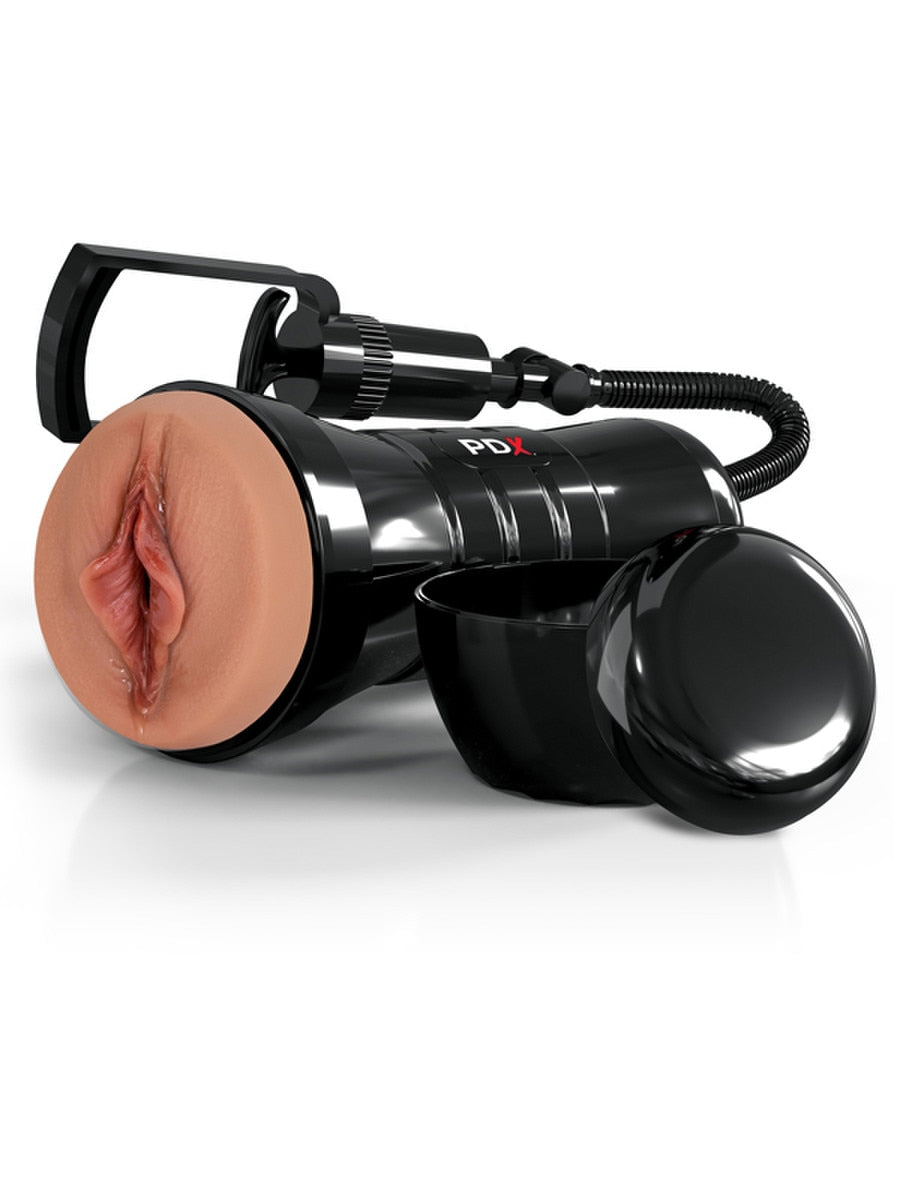 PDX Extreme Wet Pussies Super Sucker XXL Realistic Stroker Masturbators and Strokers