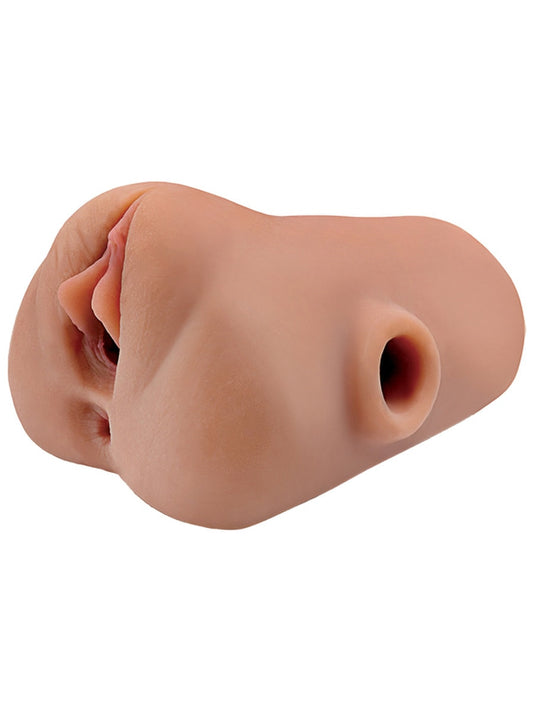 PDX Plus Double Pounder Vibrating Squeeze Male Stroker - Masturbators and Strokers