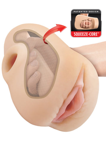 Pipedream Extreme Plus Pussy Pounder Squeeze Male Stroker - Masturbators and Strokers