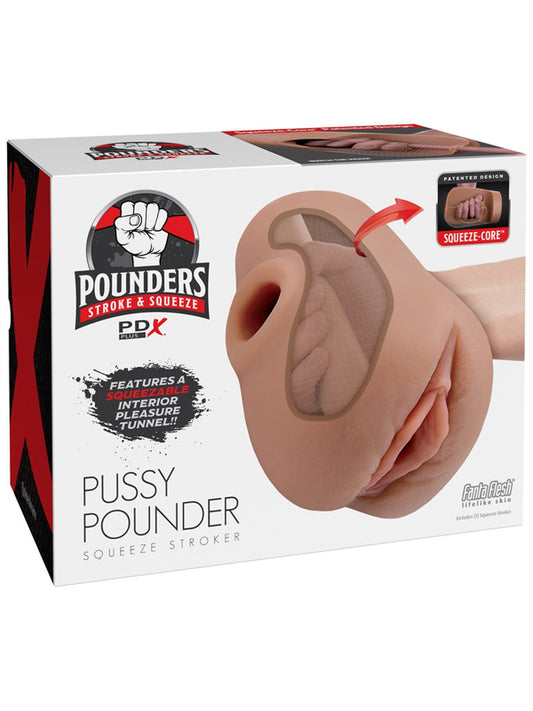 PDX Plus Pussy Pounder Male Squeeze Stroker - Masturbators and Strokers