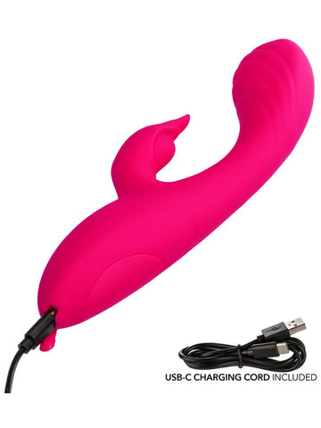 CalExotics Rumbler Rumble Duo 10 Functions Rabbit Massager - Rabbit Vibrators