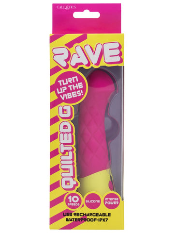 California Exotics, Rave Quilted G-Spot Vibrator - G-Spot Vibrators