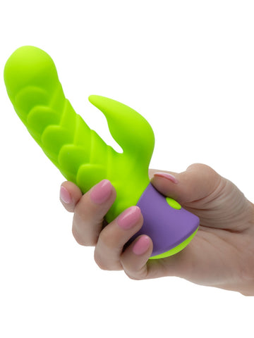 California Exotics Rave Dragon G Rabbit Massager - Rabbit Vibrators