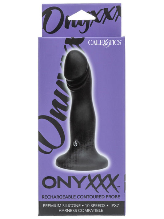 CalExotics Onyxxx Rechargeable Contoured Anal Probe Butt Plugs