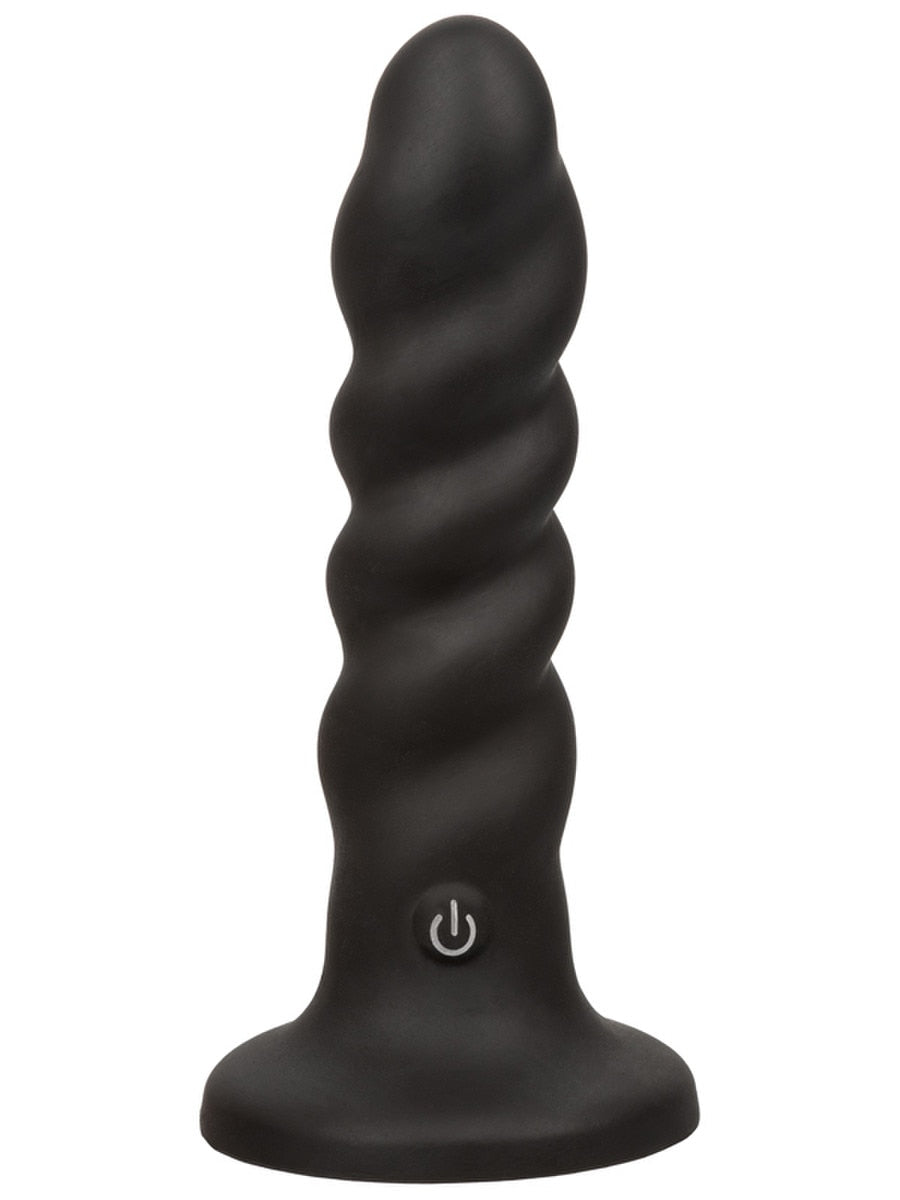 CalExotics Onyxxx Rechargeable Rippled Anal Probe Butt Plugs