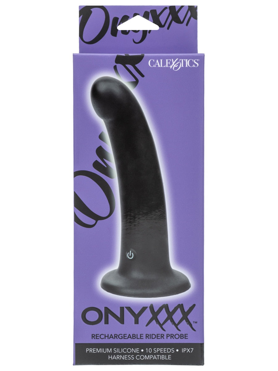 CalExotics Onyxxx Rechargeable Rider Anal Probe Butt Plugs
