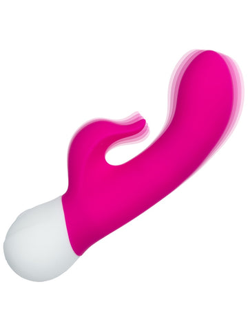 CalExotics Basic Essentials Dual Pleaser Rabbit Vibrator - Rabbit Vibrators