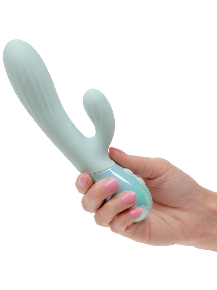 California Exotics Aura Dual Ripple Rabbit Vibrator Rabbit Vibrators