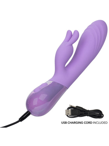 California Exotics Aura Dual Bunny Ears Rabbit Massager - Rabbit Vibrators