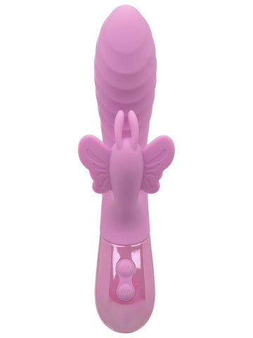 CalExotics Aura Dual Flutter 10 Function Rabbit Vibrator - Rabbit Vibrators
