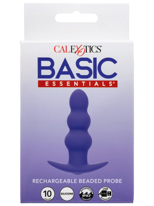 CalExotics Basic Essentials Rechargeable Beaded Anal Probe {% if variant != 'Default Title' and variant != blank %} {% endif %} Butt Plugs