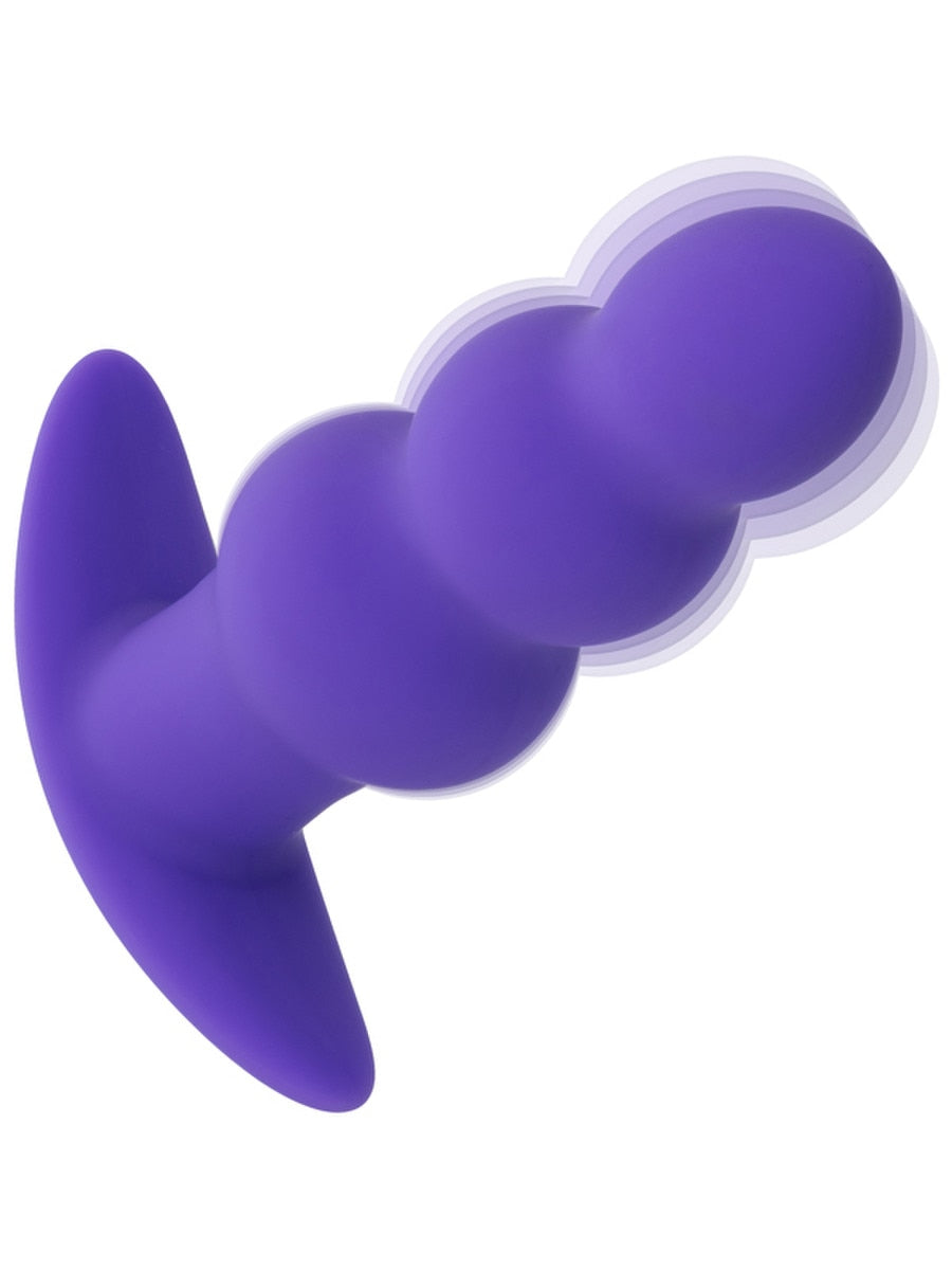 CalExotics Basic Essentials Rechargeable Beaded Anal Probe Butt Plugs
