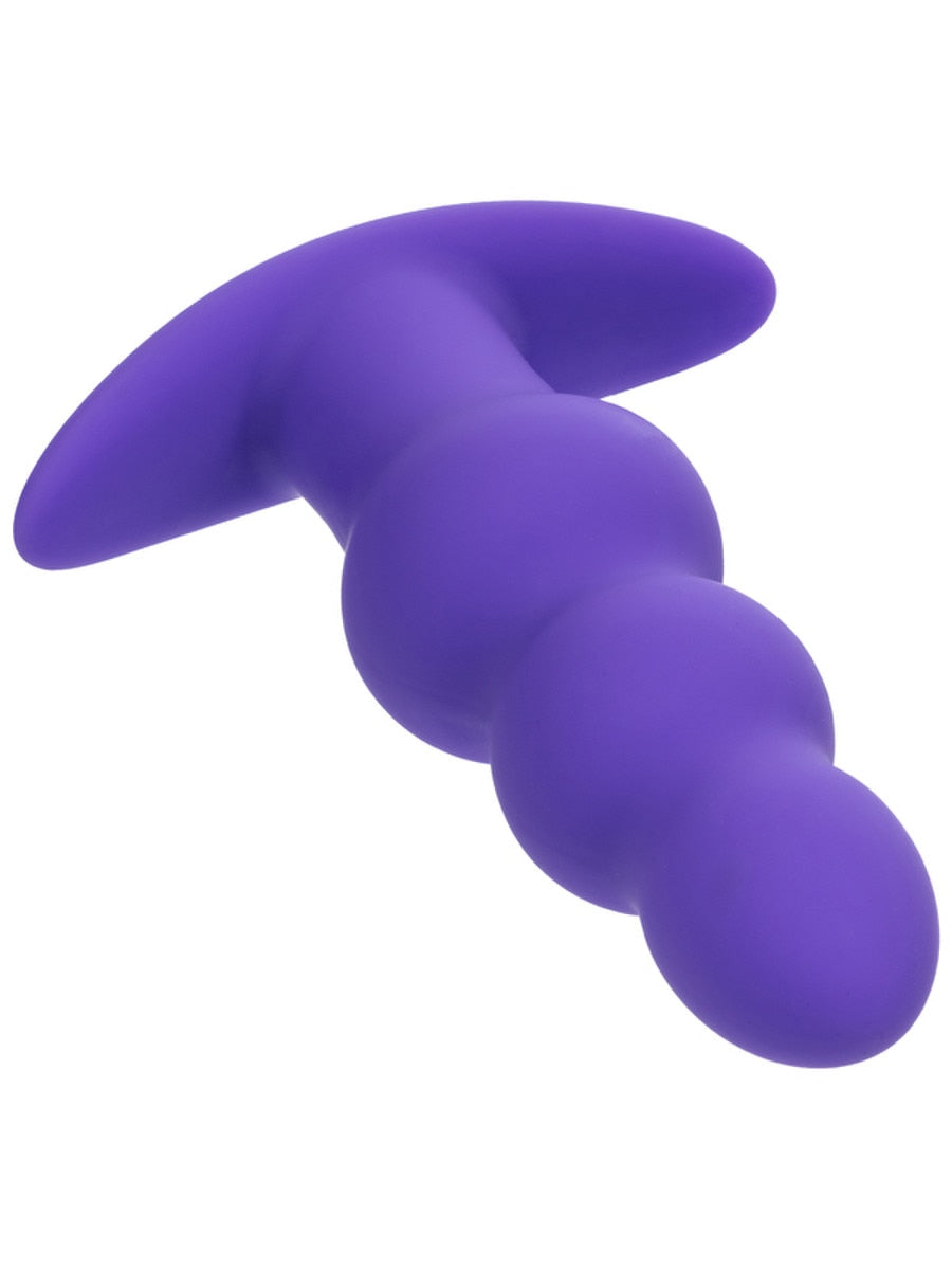 CalExotics Basic Essentials Rechargeable Beaded Anal Probe Butt Plugs