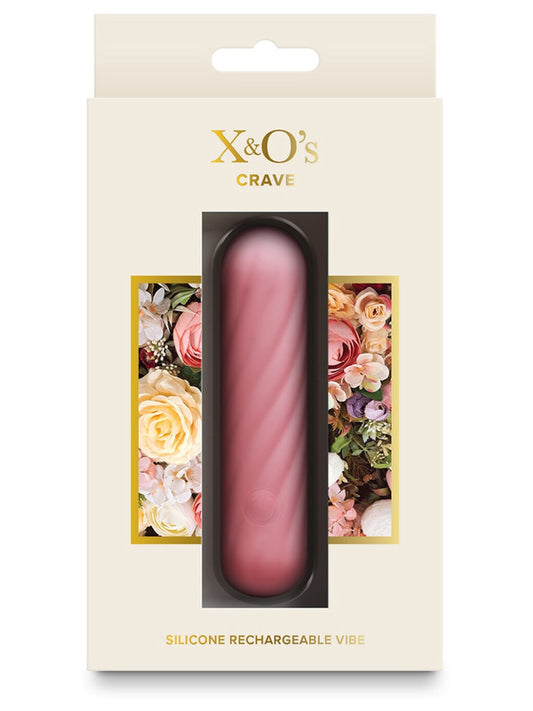 NS Novelties X and Os Crave Vibrating Bullet Massager - Bullet Vibrators