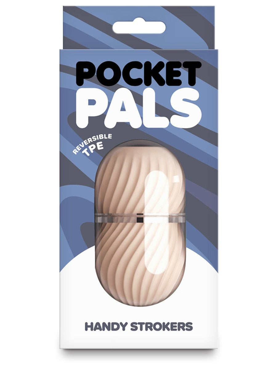 NS Novelties Pocket Pals Misty White TPE Mens Stroker - Masturbators and Strokers