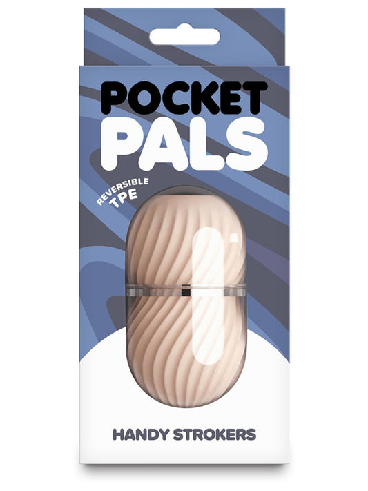 NS Novelties Pocket Pals Misty White TPE Mens Stroker - Masturbators and Strokers