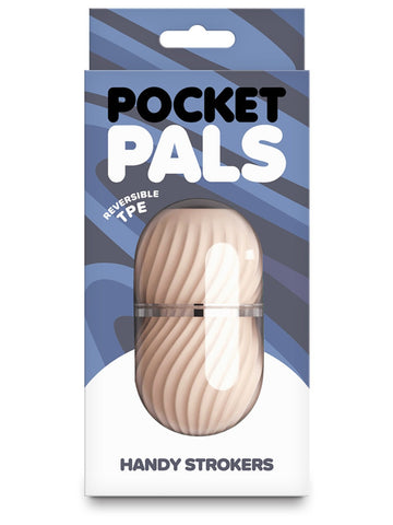 NS Novelties Pocket Pals Misty White TPE Mens Stroker - Masturbators and Strokers