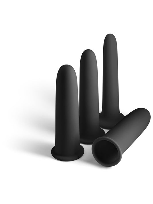 NS Novelties Renegade Gliders 4 Piece Silicone Dilators Set - Butt Plugs