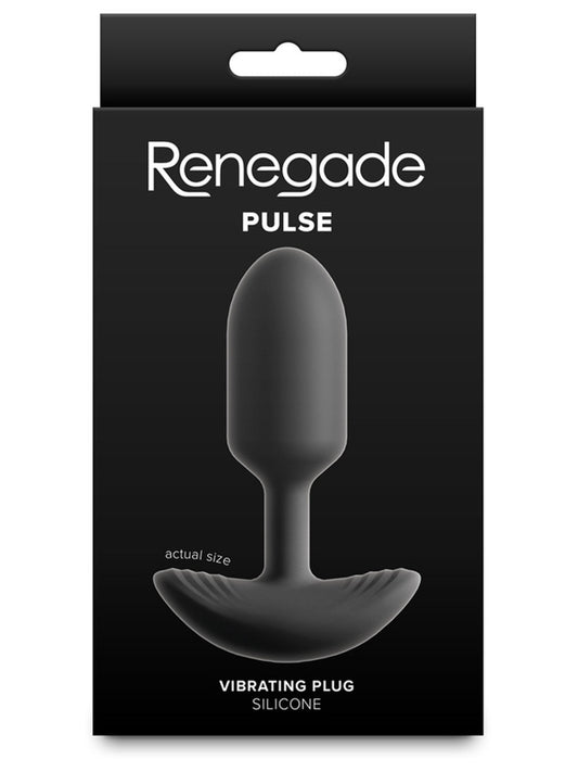 NS Novelties Renegade Pulse Vibrating Silicone Anal Plug - Butt Plugs