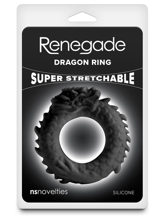 NS Novelties Renegade Dragon Super Stretchy Cock Ring - Stretchy Cock Rings