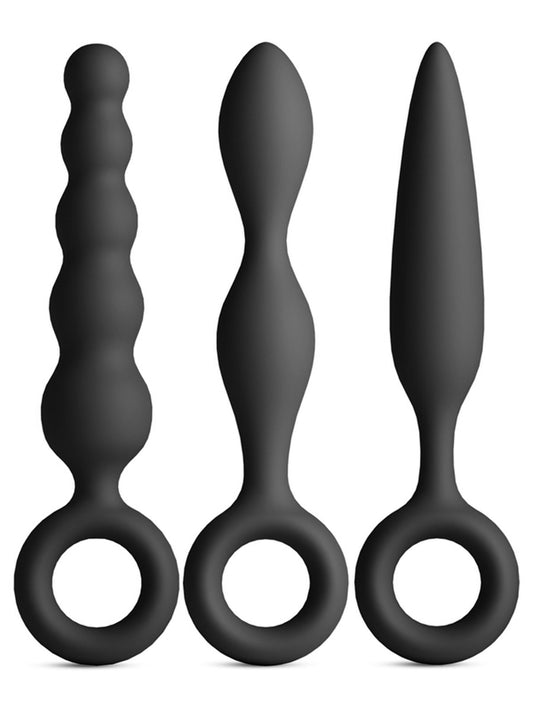NS Novelties Renegade Trio Silicone Anal Plug Kit - Butt Plugs
