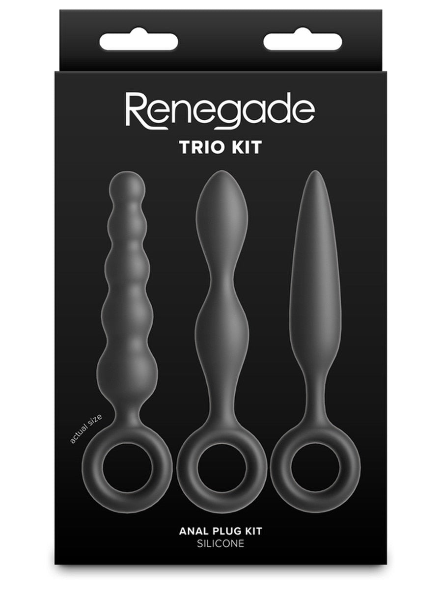 NS Novelties Renegade Trio Silicone Anal Plug Kit - Butt Plugs