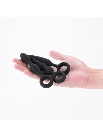 NS Novelties Renegade Trio Silicone Anal Plug Kit - Butt Plugs