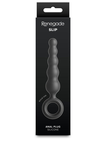 NS Novelties Renegade Slip Butt Plugs With Finger Ring - Butt Plugs