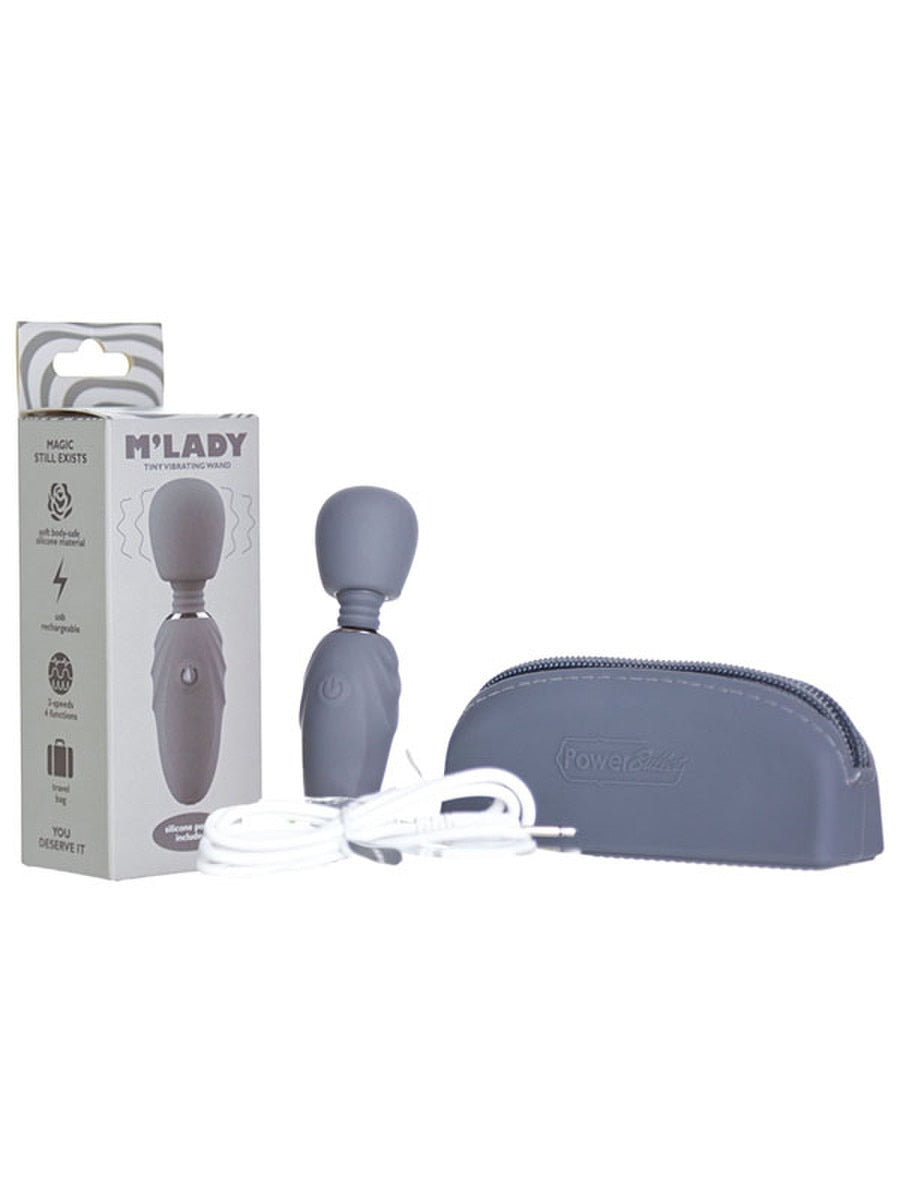 BMS Factory M-Lady Tiny Rechargeable Vibrating Wand Massager - Body Wands