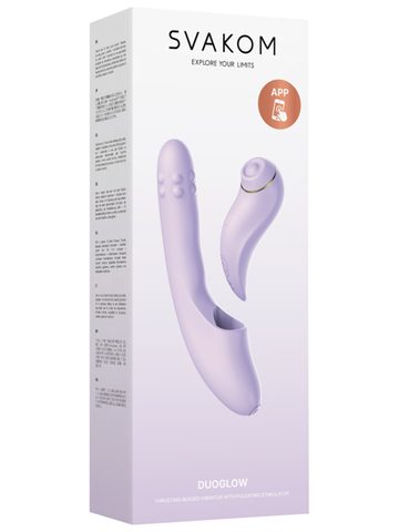 Svakom DuoGlow Multi Function Rotating Rabbit Vibrator - Rabbit Vibrators
