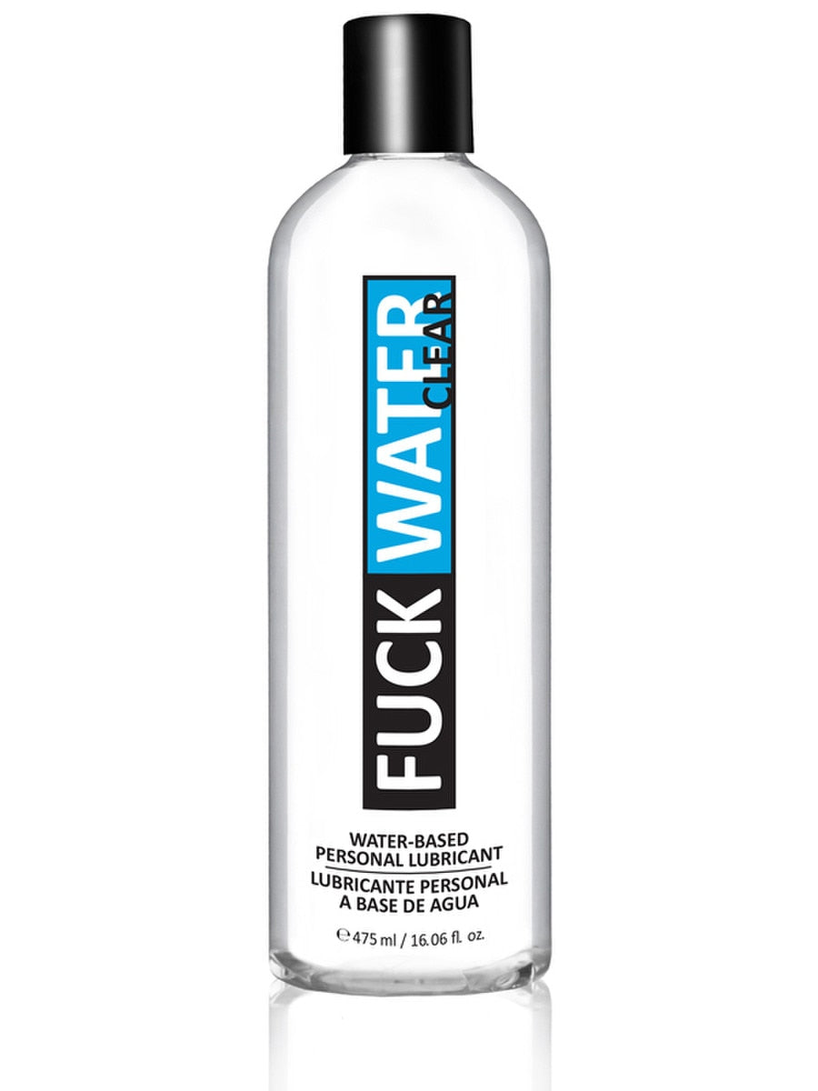 FuckWater Clear Water Based Personal Lubricant 475ml - Water Based Lubes