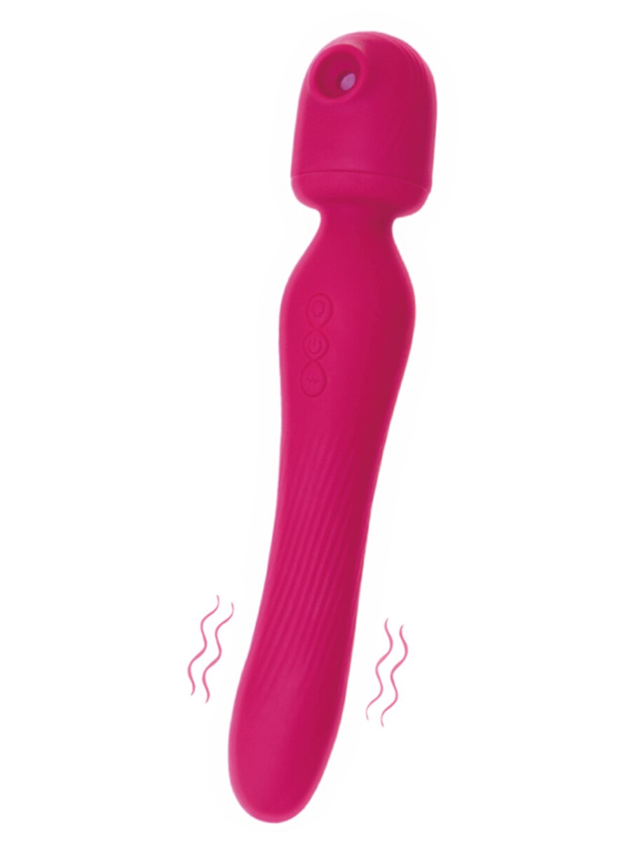 Full Circle Alter Ego Vibrating Silicone Body Wand Pink Body Wands