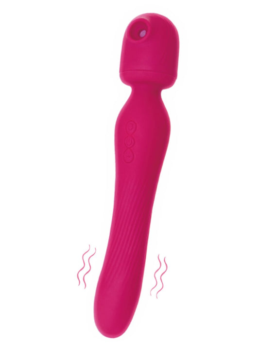 Full Circle Alter Ego Vibrating Silicone Body Wand Pink Body Wands