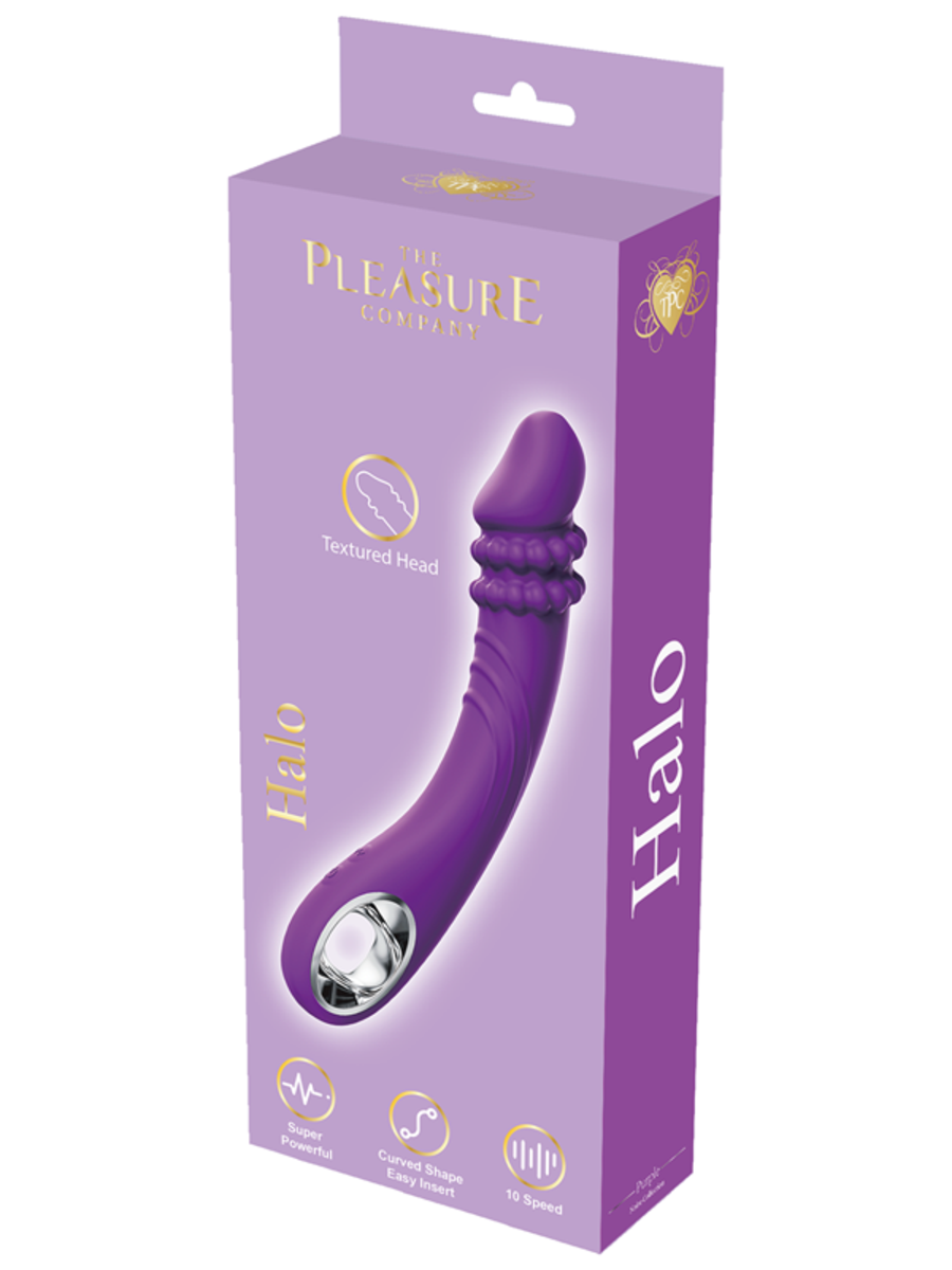 Full Circle Halo USB Recharegeable G Spot Vibrator Purple G-Spot Vibrators