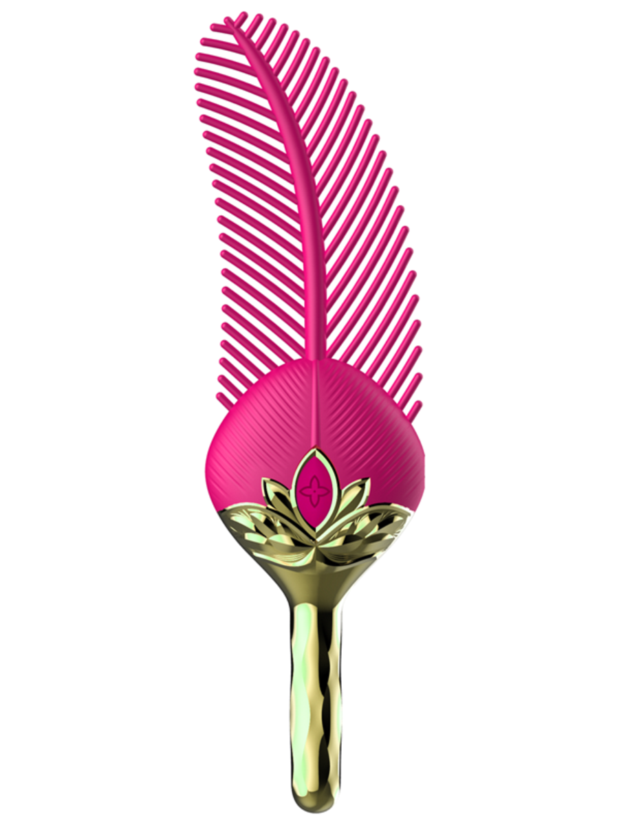 Full Circle CLEO Vibrating Clitoral Tickler Massager Pink Clit Ticklers and Pulsators