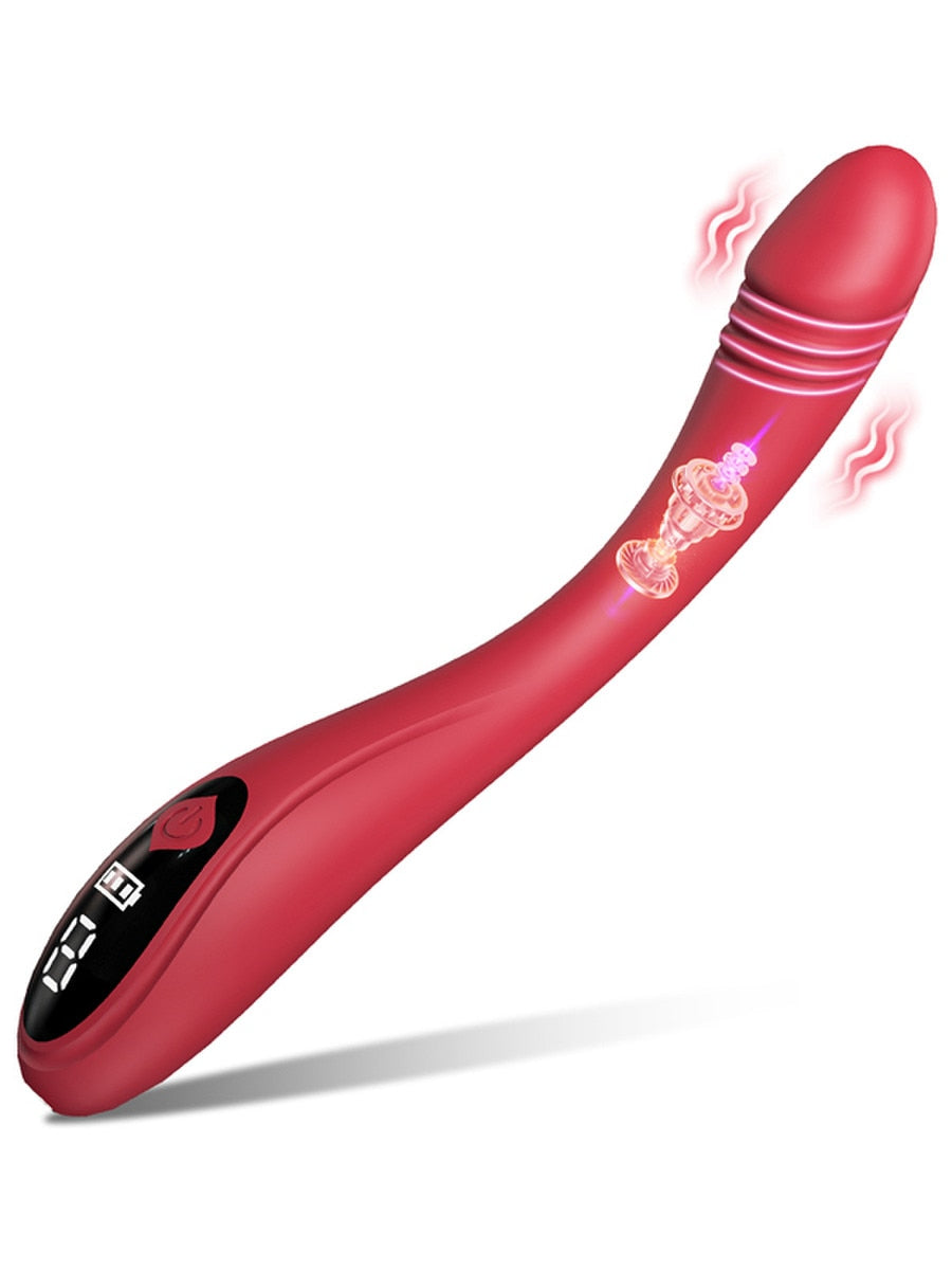 Full Circle Pleaser Pro Edition G Spot Vibrator Wine G-Spot Vibrators