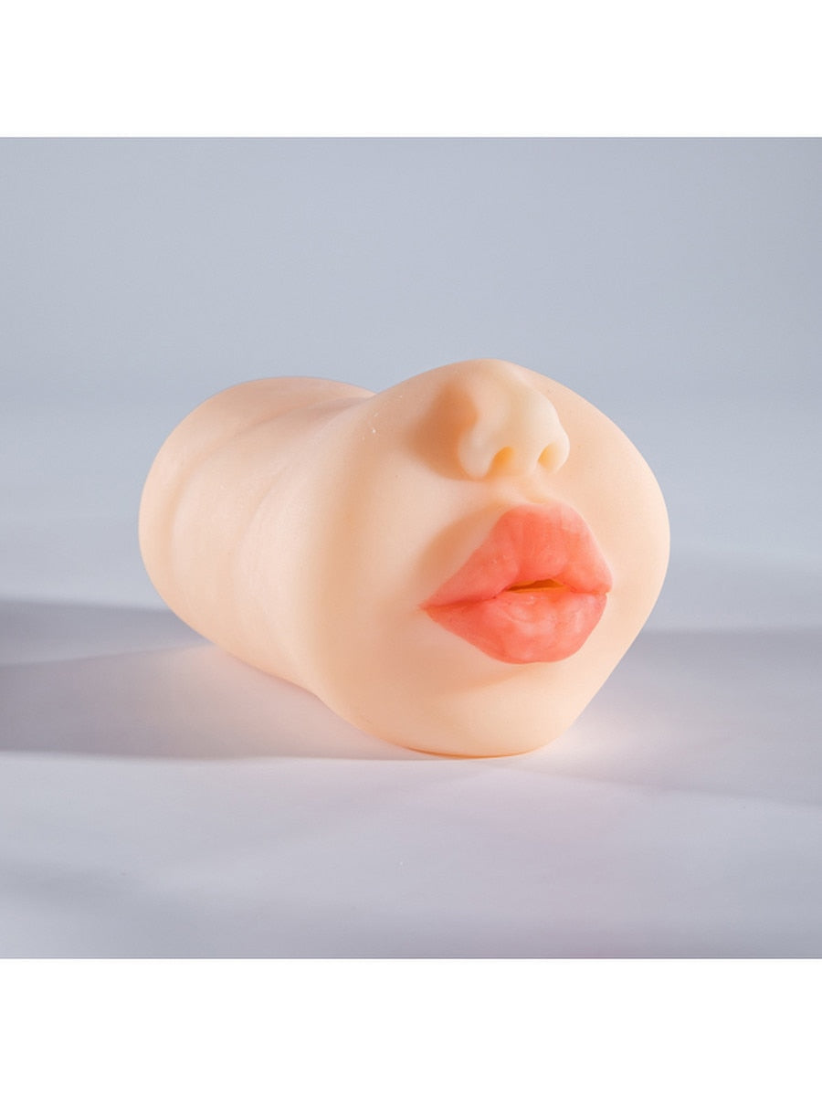 Full Circle Erika Textured Oral Sex Masturbator - Masturbators and Strokers