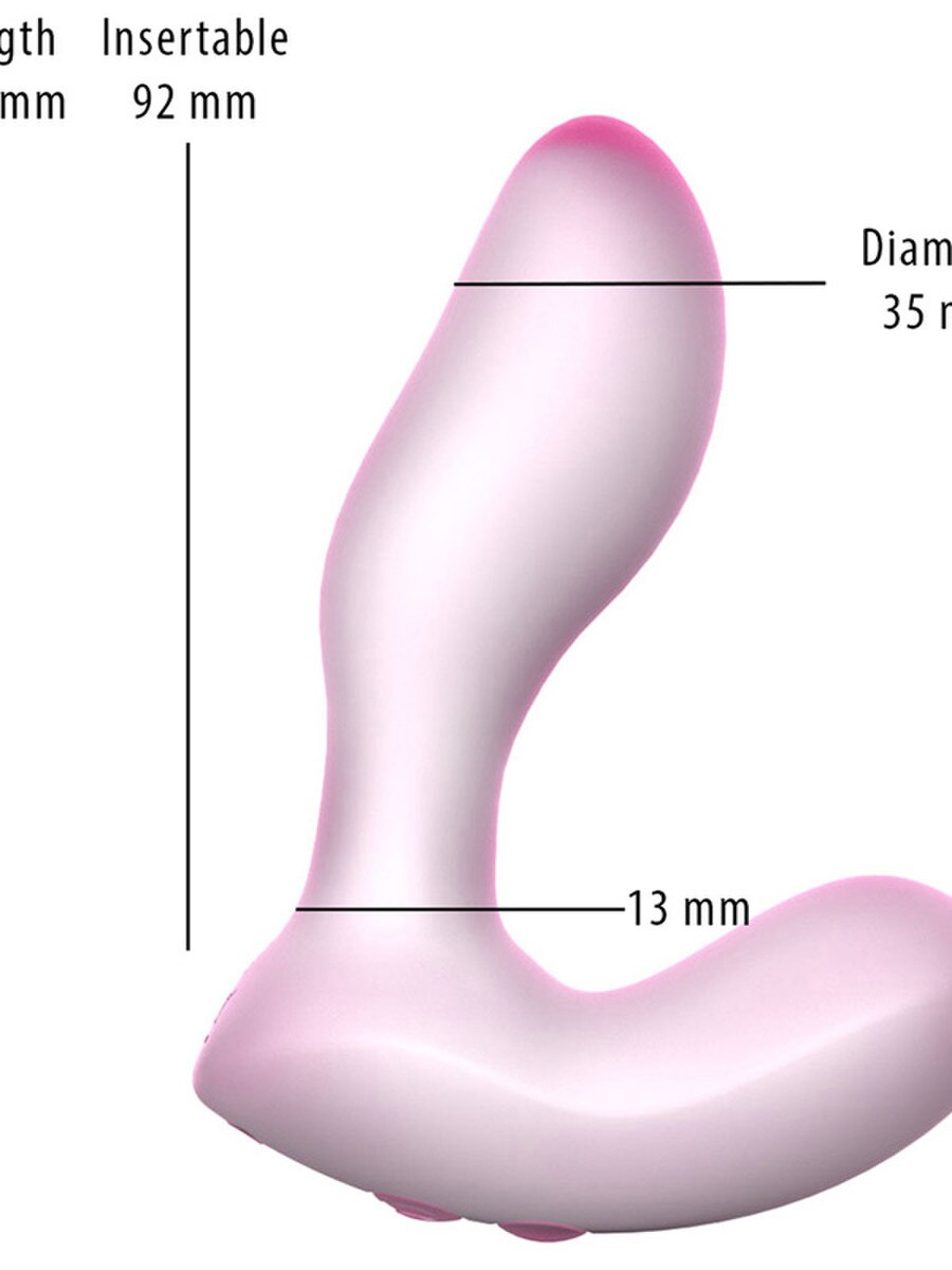 BMS Factory Softies Dual Layer Silicone Anal Vibrator - Anal Vibrators
