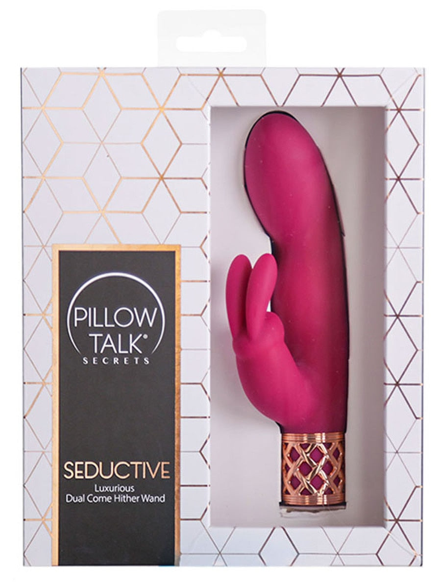 BMS Factory Pillow Talk Secrets Seductive Rabbit Massager - Rabbit Vibrators
