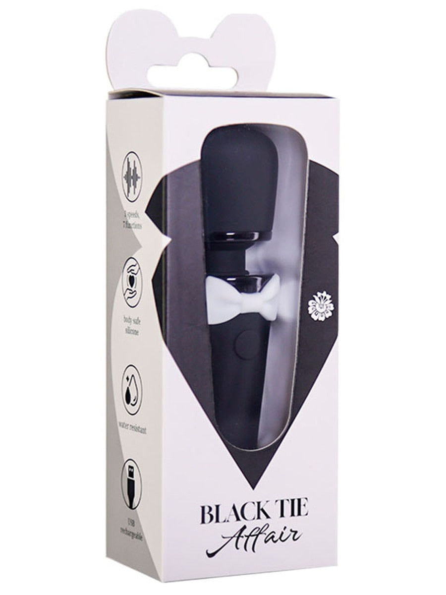 BMS Factory Black Tie Affair Body Wand Massager - Body Wands