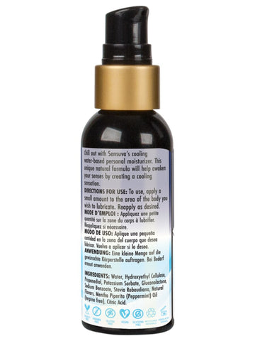Sensuva Arctic Chill Cooling Personal Moisturizer 2oz - Water Based Lubes