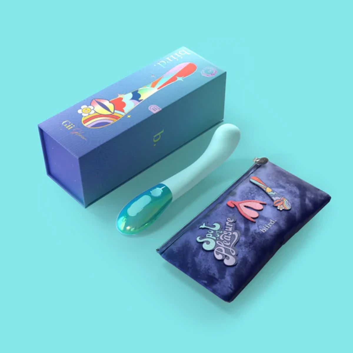 Biird Gii Glow Multi Functions Silicone G Spot Massager G-Spot Vibrators