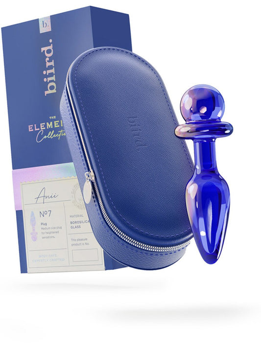 Biird Anii Medium Size Borosilicate Glass Anal Plug Glass Sex Toys