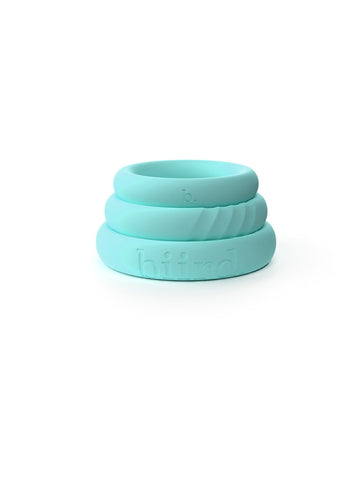 Biird Riin Set of 3 Silicone Penis Rings - Cock Ring Sets