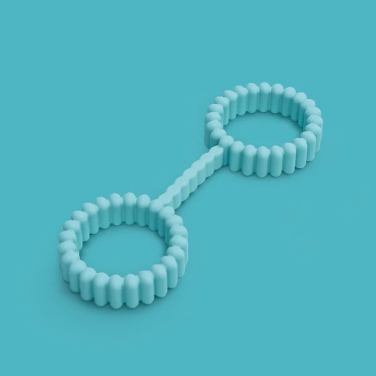 Biird Biind BDSM Play Silicone Hand Cuffs Blue Cuffs And Restraints