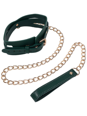 Sportsheets Indica Cutout BDSM Collar and Leash - Collars and Leads