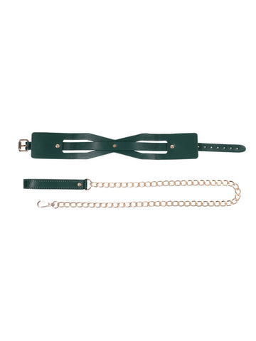 Sportsheets Indica Cutout BDSM Collar and Leash - Collars and Leads