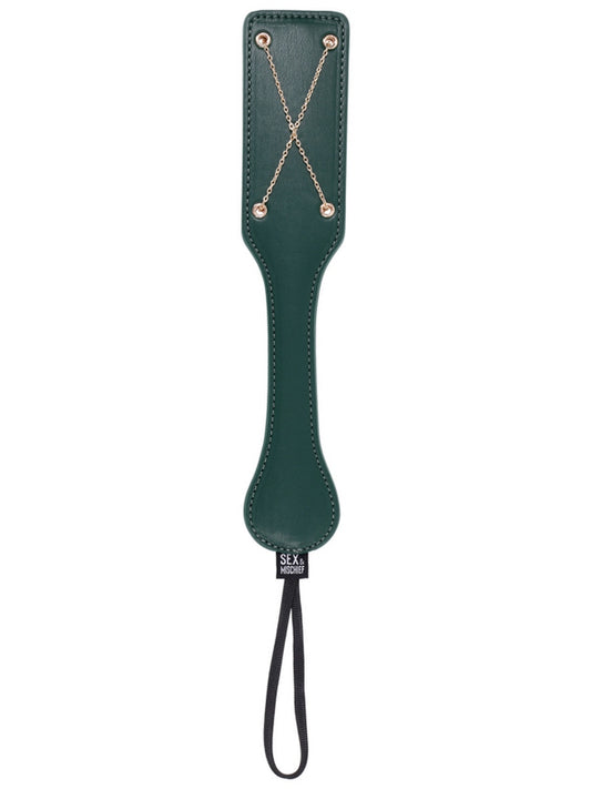 Sportsheets Indica Chain Impressions BDSM Paddle Emerald Paddles And Slappers