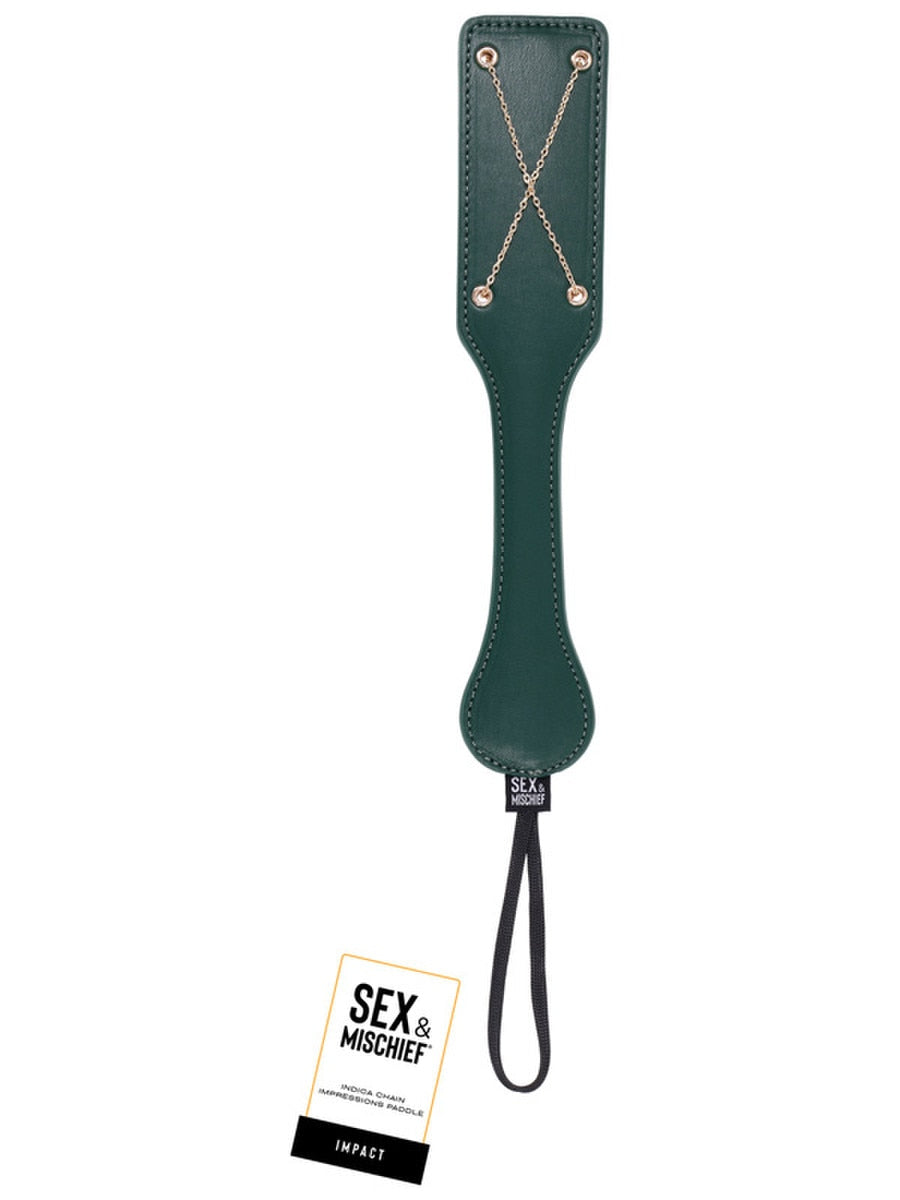Sportsheets Indica Chain Impressions BDSM Paddle Paddles And Slappers