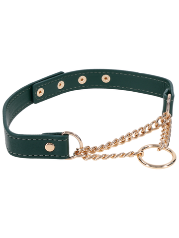 Sportsheets Indica Day Faux Leather Bondage Collar - Collars and Leads